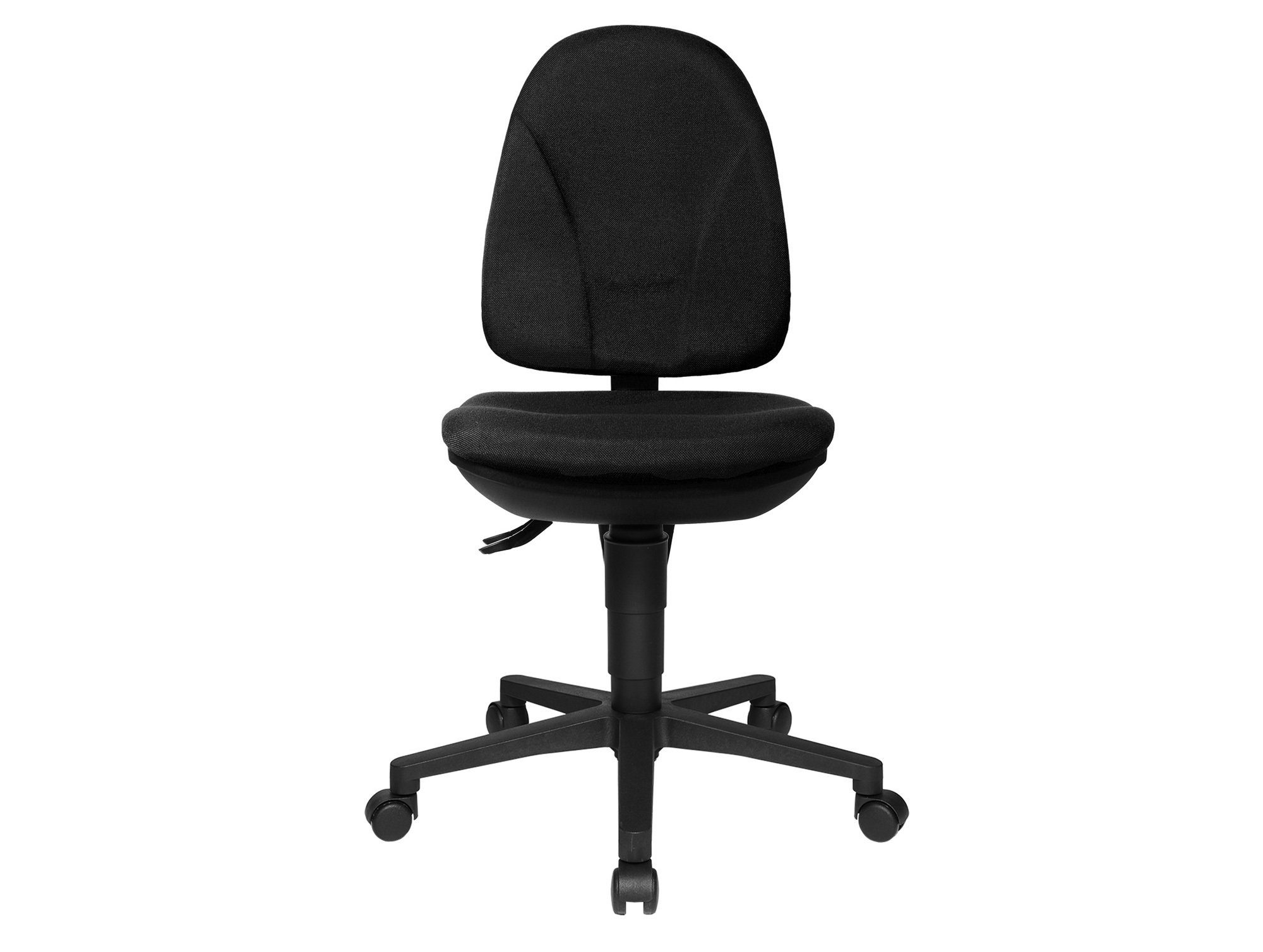 Moebel-Eins Stuhl, POINT 30 Drehstuhl, Stoff/Kunststoff, schwarz Material