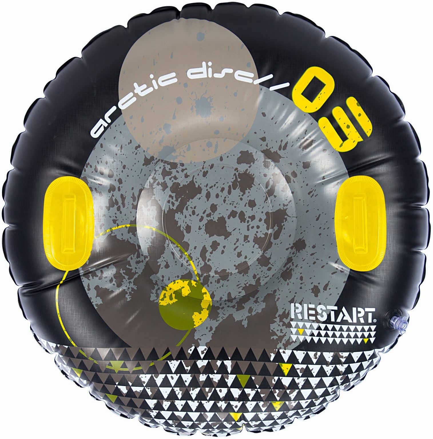 Schlitten RESTART Arctic Disc Ø 90cm - Schlitten Bob aufblasbarer Schneereifen