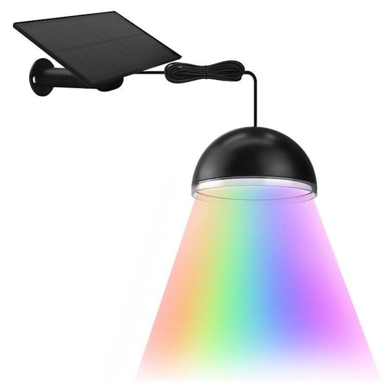 D-IDEAZ LED Solarleuchte Mehrfarbig, integriert, und Tageslichtweiß, Außen- Mehrfarbig für Solarbeleuchtung Innenbereich LED fest LED