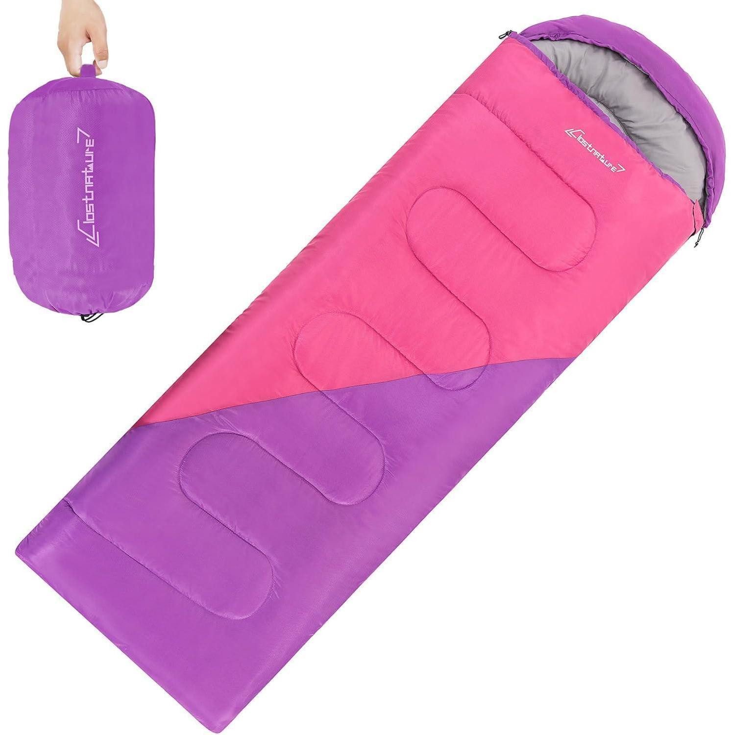 LuxusKollektion Biwakzelt Leichter Schlafsack für Camping – Outdoor Deckenschlafsack rot