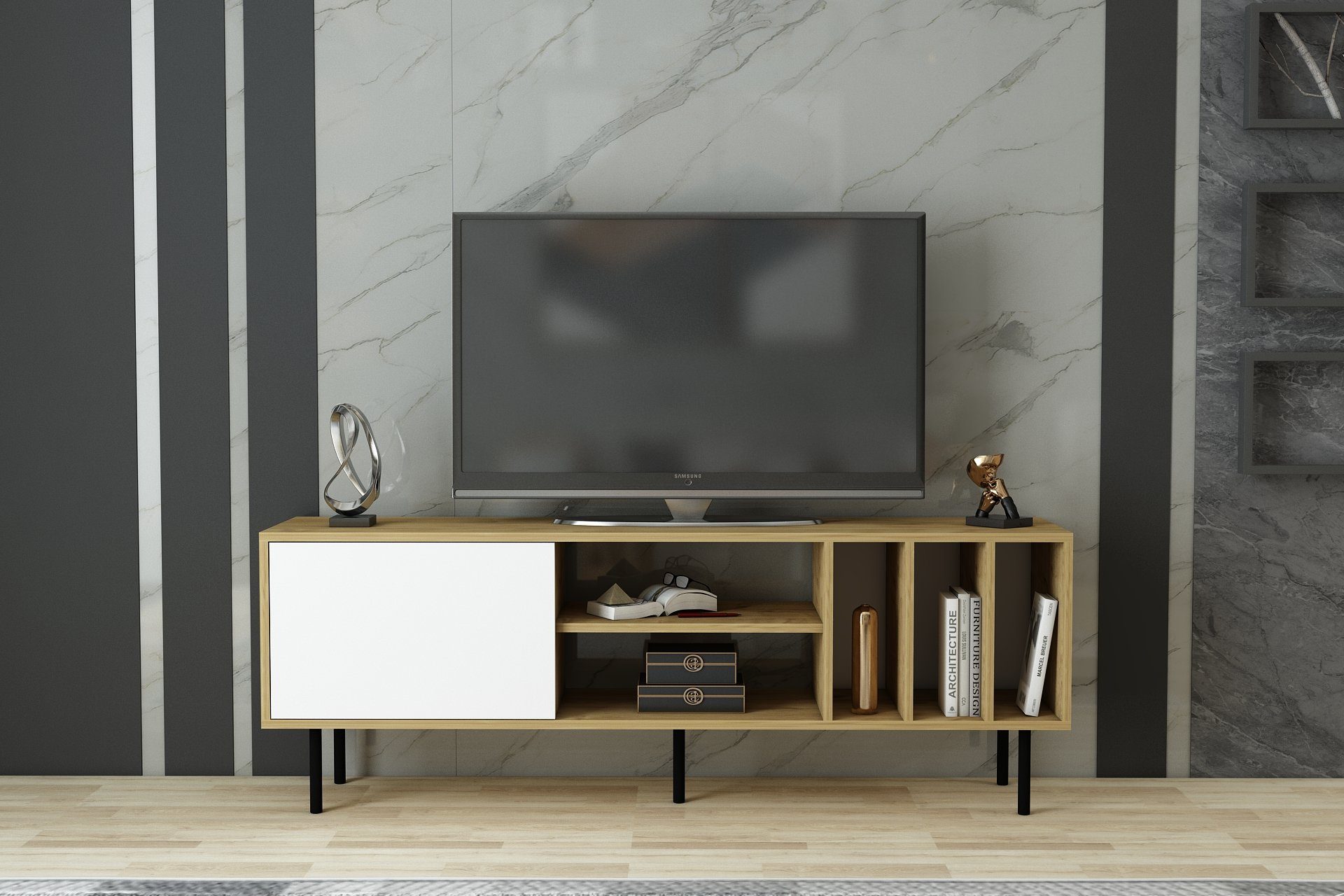 DEMA Home TV-Schrank Lowboard Hera, Breite günstig online kaufen
