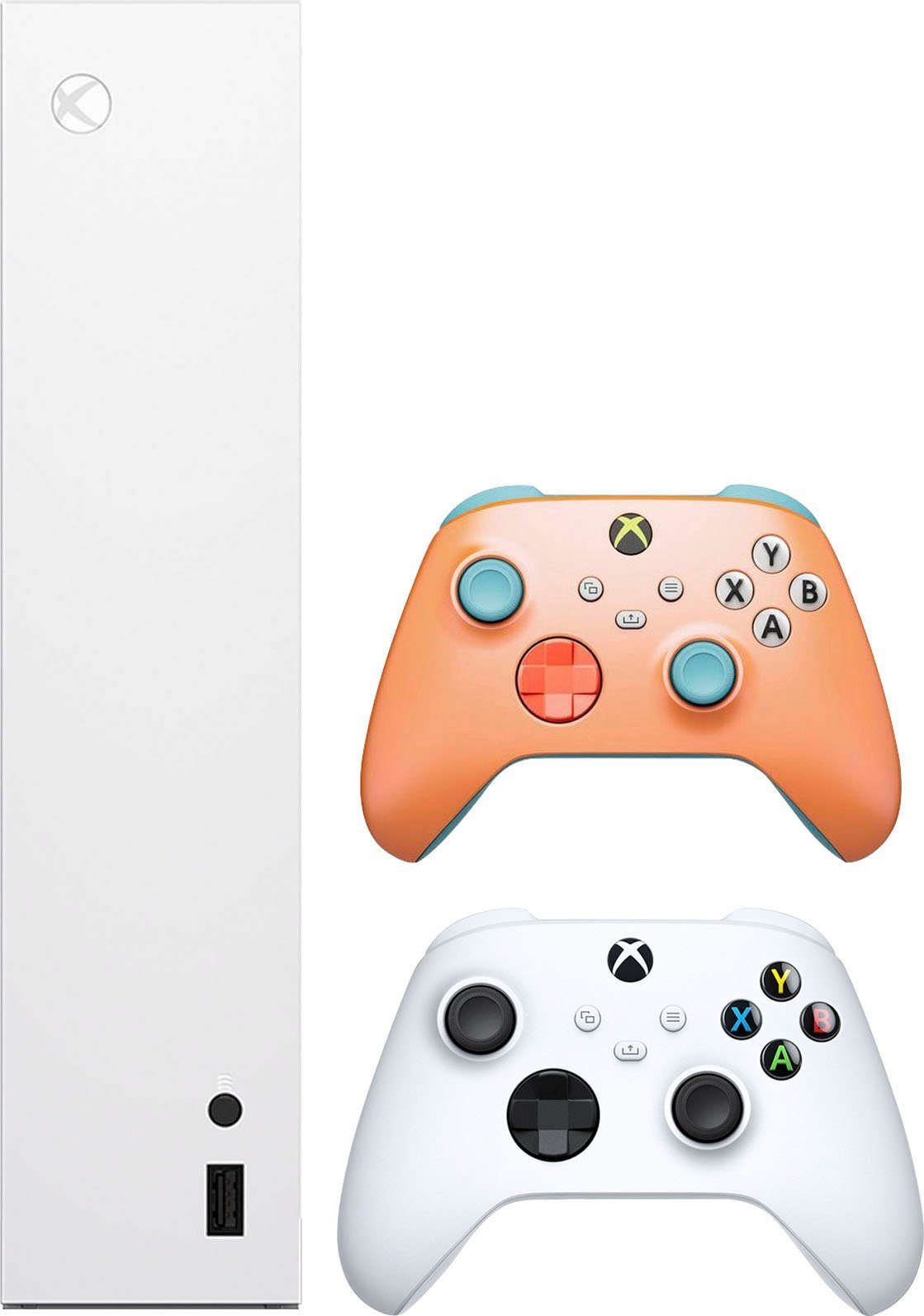 Xbox Series S + Controller OPI Sunkissed Vibes