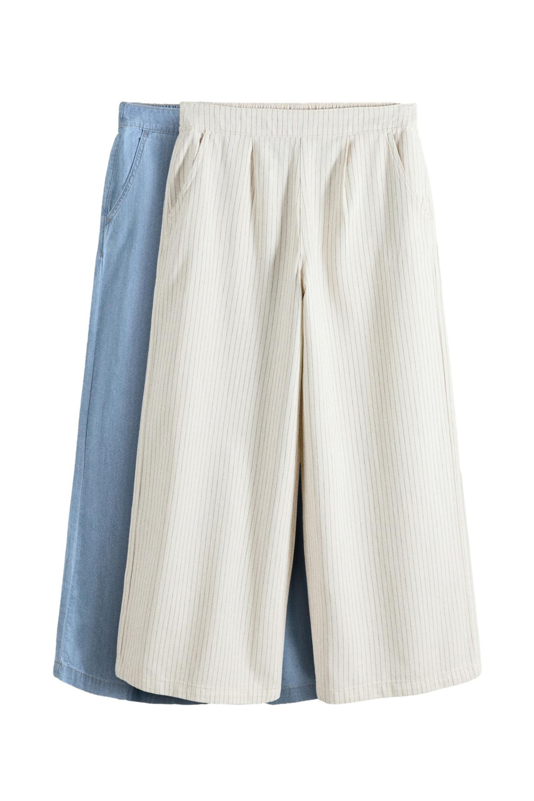 The Set Schlupfjeans The Set Leichte Jeans mit weitem Bein, 2er-Pack (2-tlg)