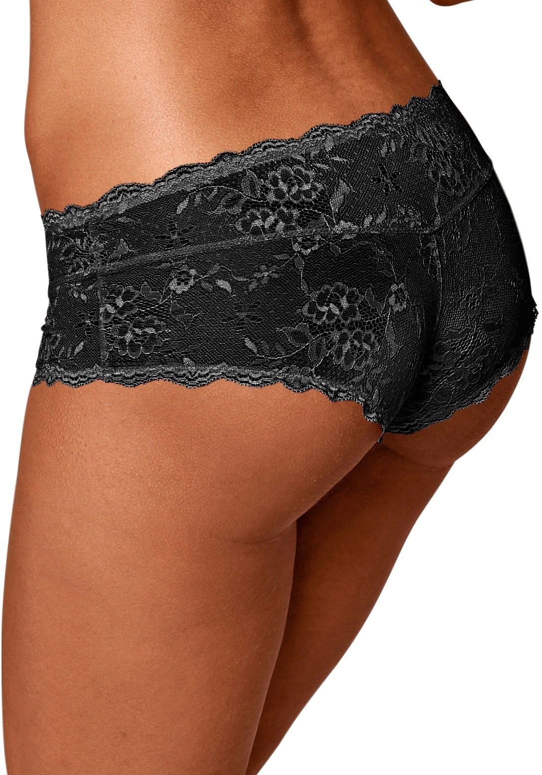 Vivance Dessous Panty schwarz attraktiven Premium (2-St) aus Spitze im edler Doppelpack