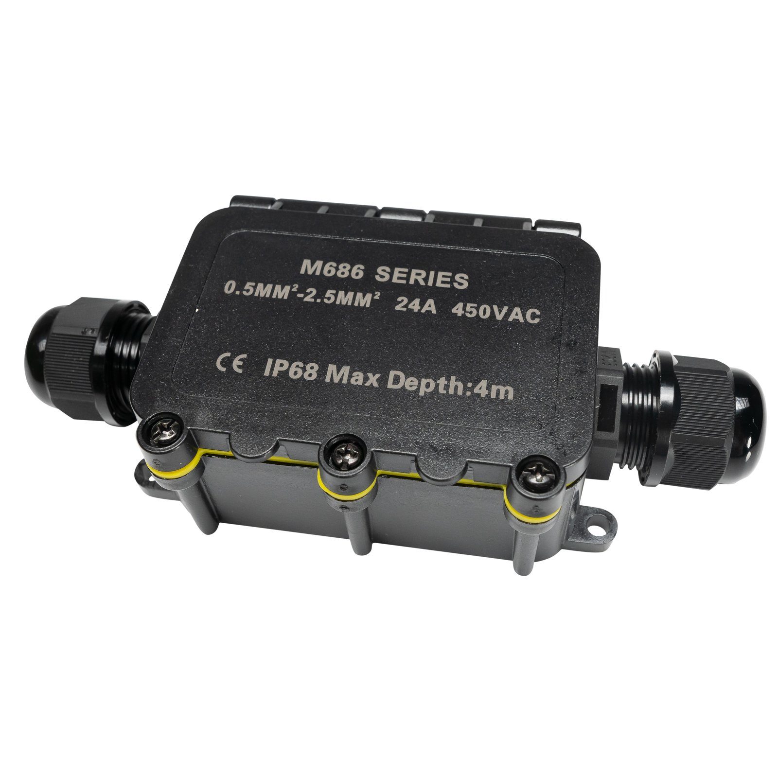 Grafner Kabelbox Verteilerdose Wasserdicht 3 Polig IP68 Abzweigdose Kabelverbinder, (1-tlg), Schutz vor Feuchtigkeit und Wasser