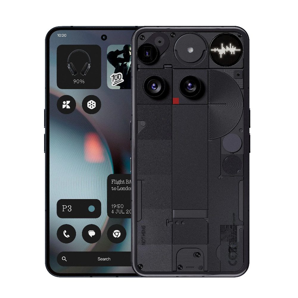 NOTHING Nothing Phone (3) 12+256GB Smartphone (6,67 Zoll, 256 GB Speicherplatz, 50 MP Kamera)