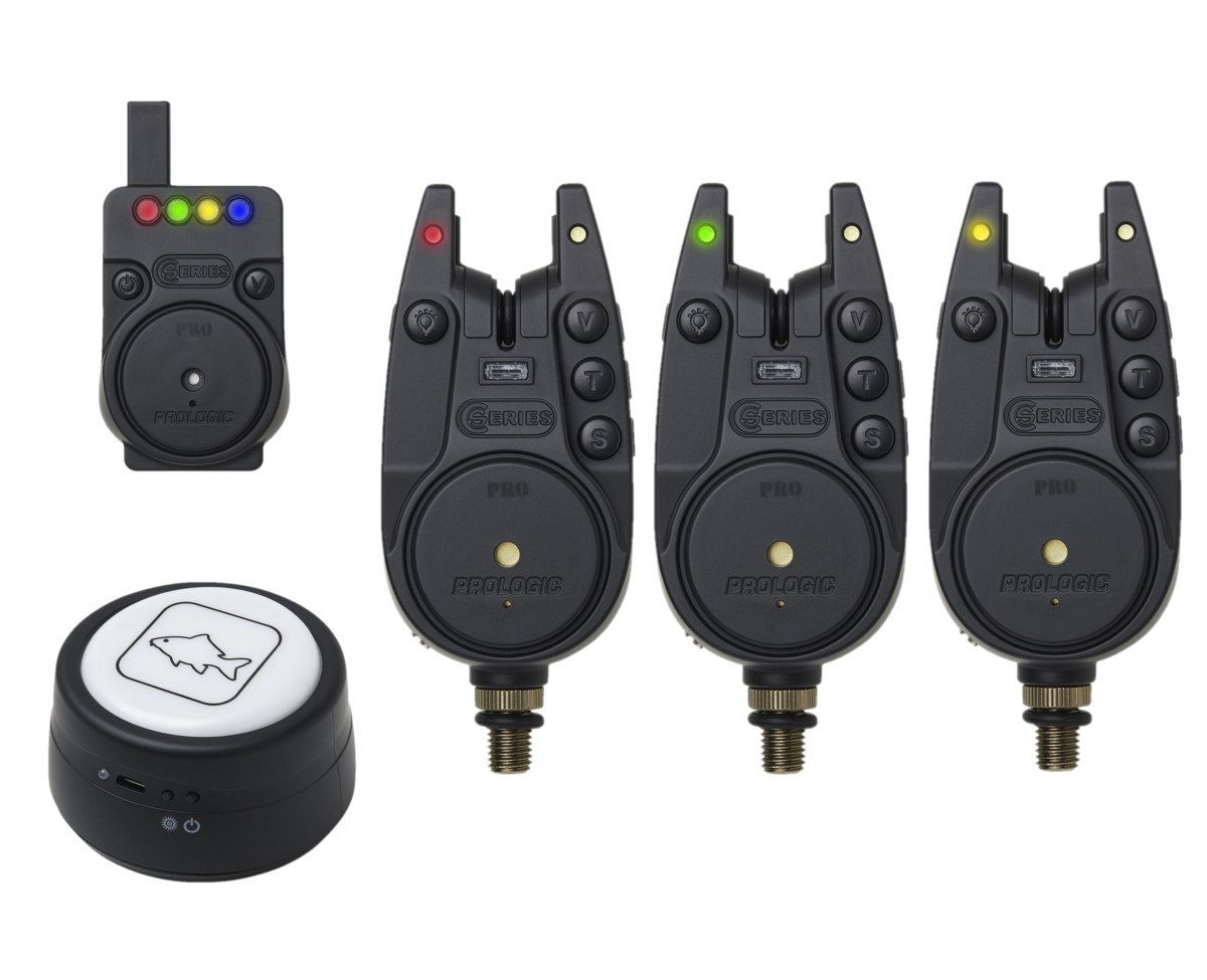 elektronischer Bissanzeiger C-Series Alarm PRO 2+1+1 3+1+1 Red Green Yellow Funk Bissanzeiger Set
