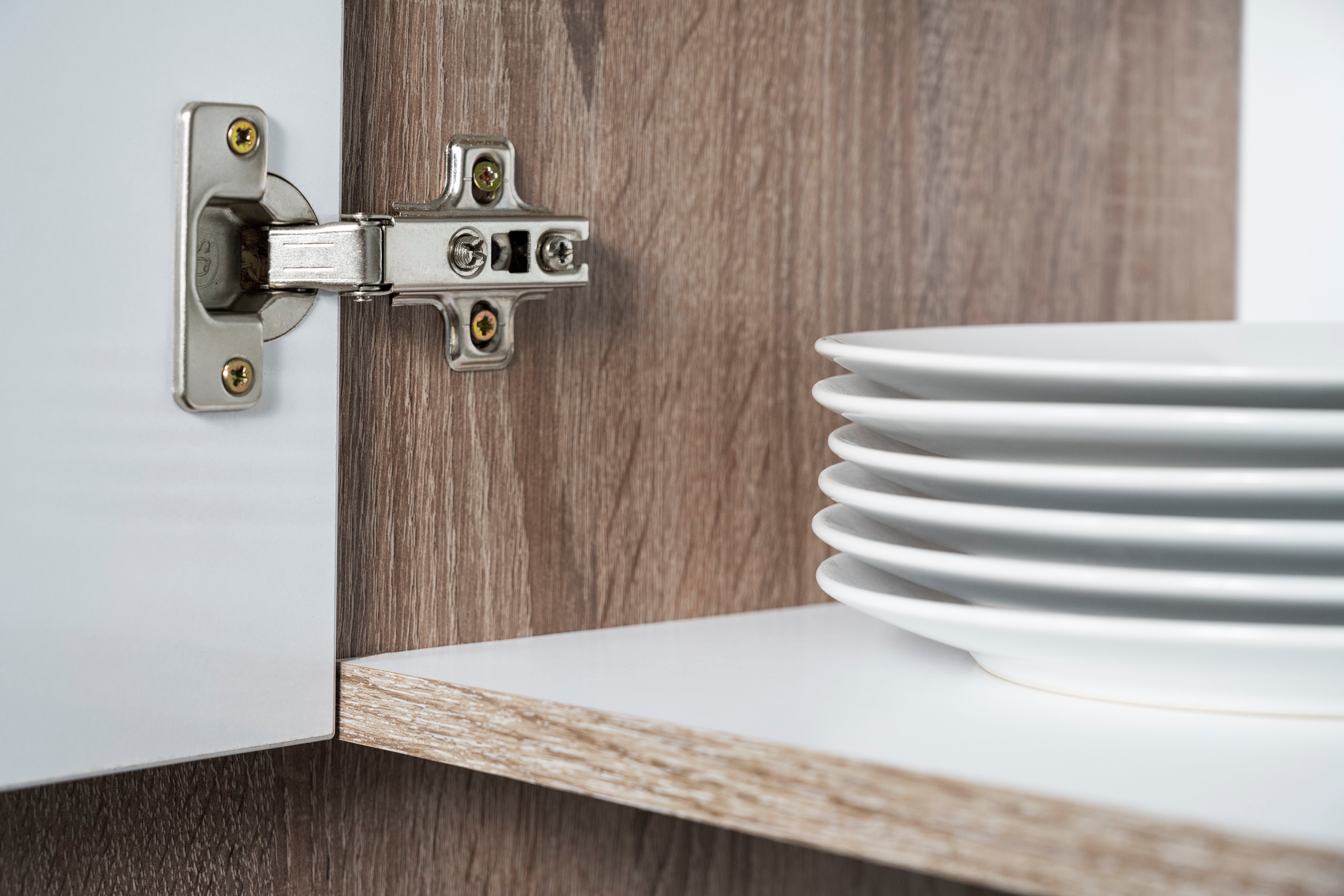 RESPEKTA Küche Oliver, Breite 310 cm, wechselseitig aufbaubar