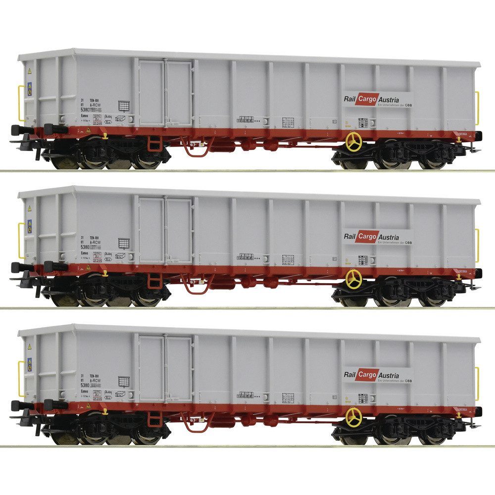 Güterwagen Roco 6600121 H0 3er-Set Offene Güterwagen der ÖBB