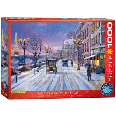Puzzle Weihnachtsabend in Paris von Dominic Davison, 1000 Puzzleteile