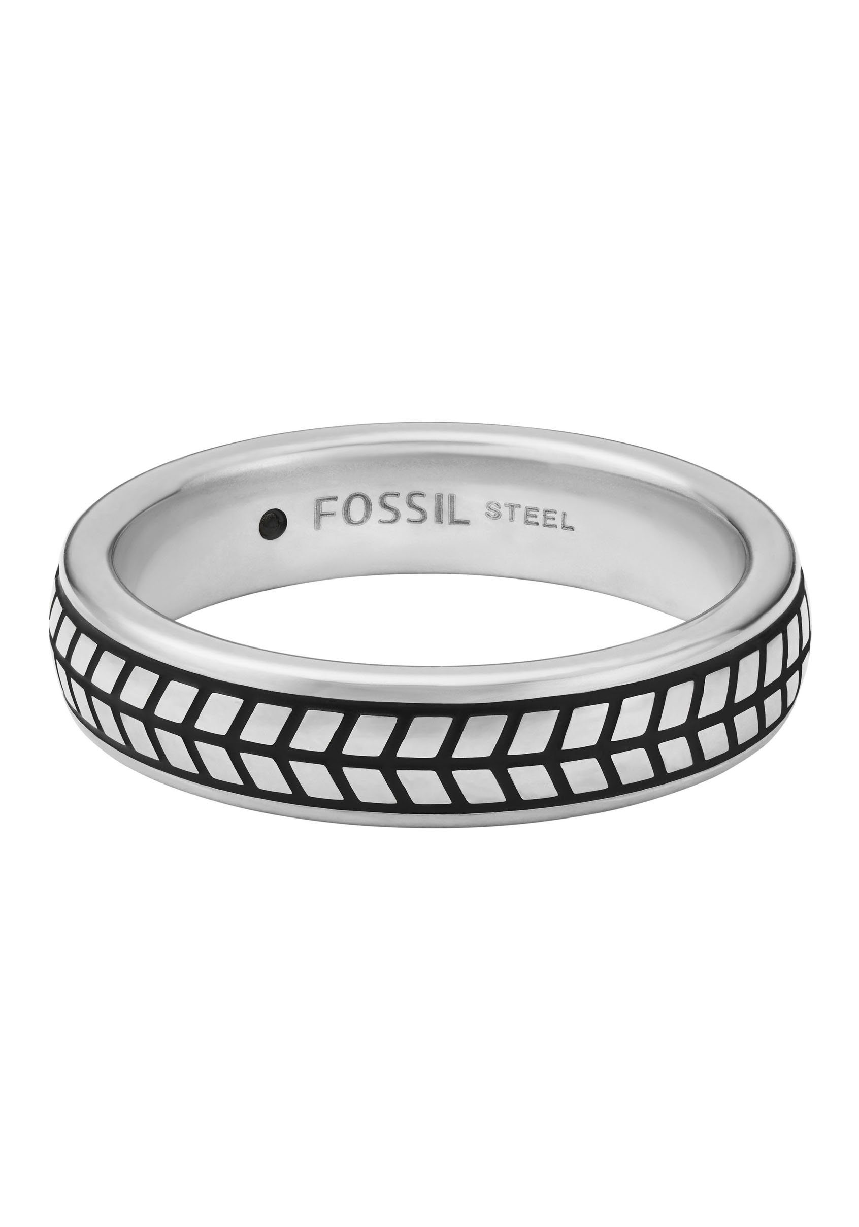 Dress, Fingerring Mens JF04099040, Edelstahl Fossil