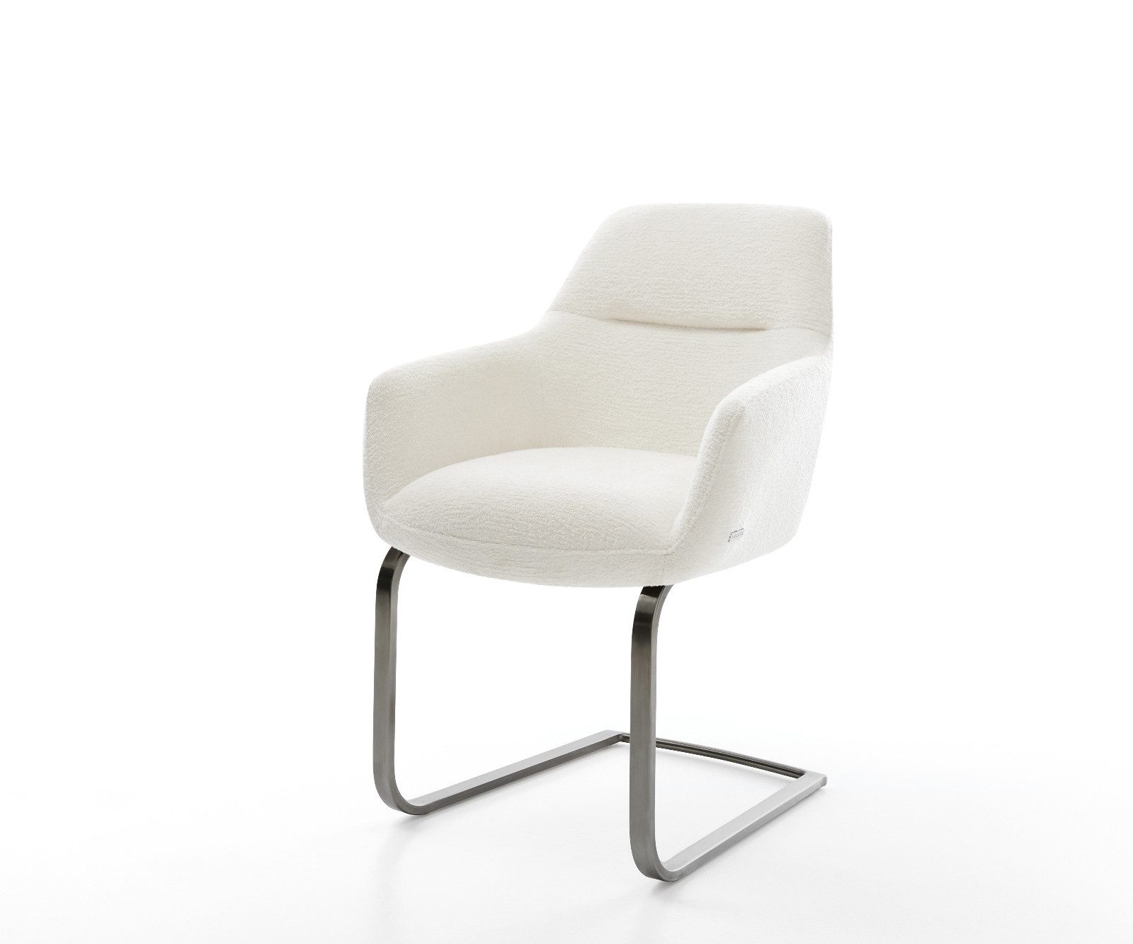 DELIFE Polsterstuhl Pejo-Flex, Freischwinger flach Graphit günstig online kaufen