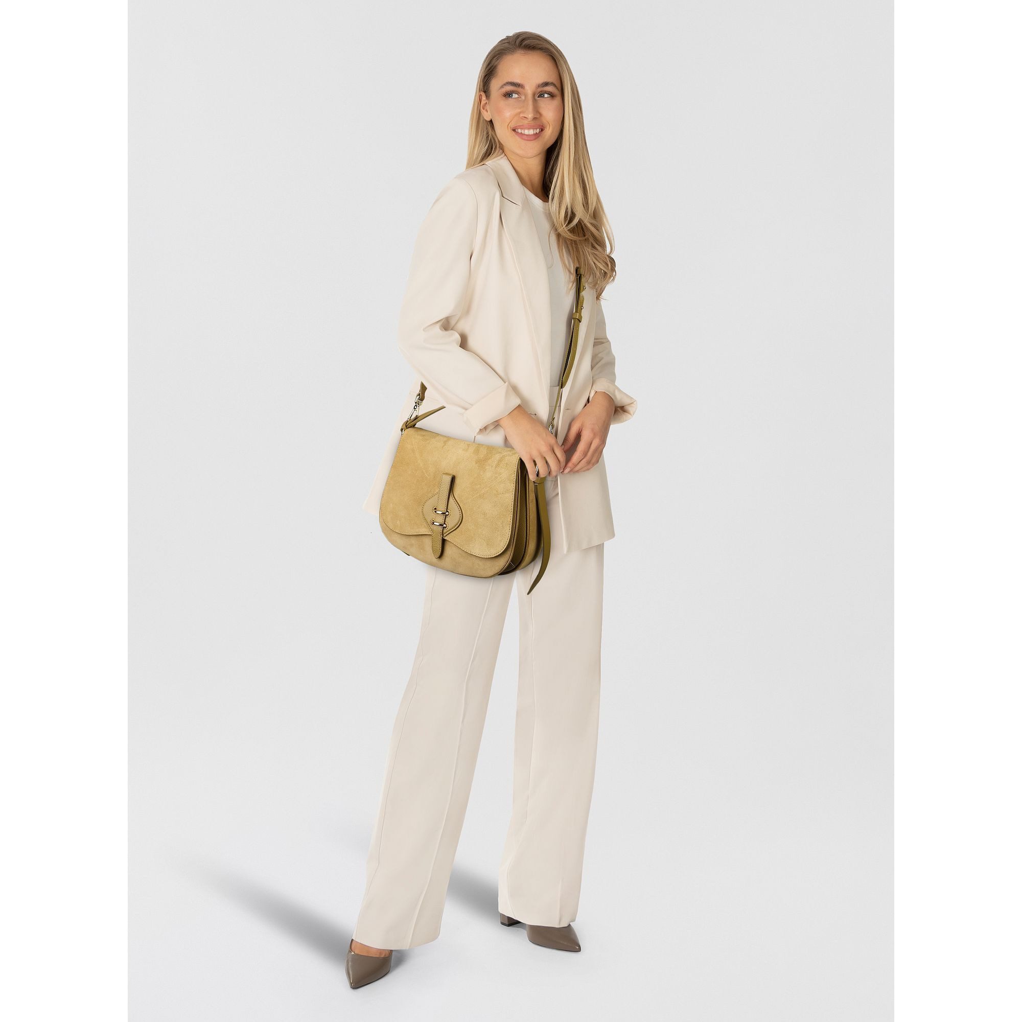 COCCINELLE Schultertasche Mavery, Leder