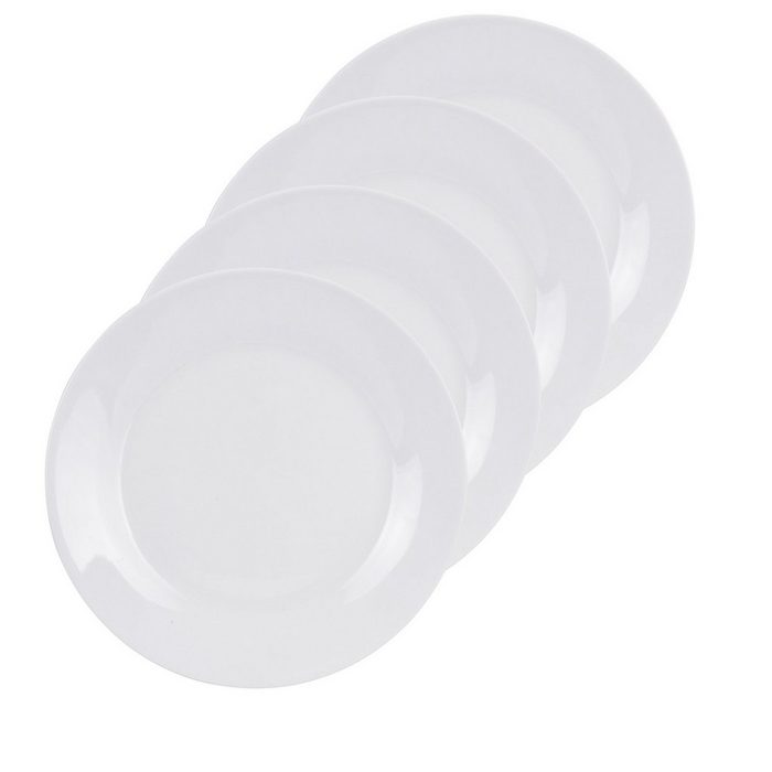 Neuetischkultur Speiseteller Porzellan-Teller weiß 4er Set 19 5 cm (4 St)
