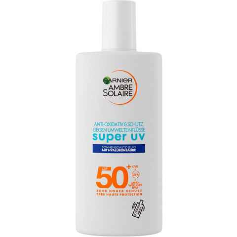 GARNIER Sonnenschutzfluid Ambre Solaire Sensitive expert+, mit Hyaluronsäure LSF 50