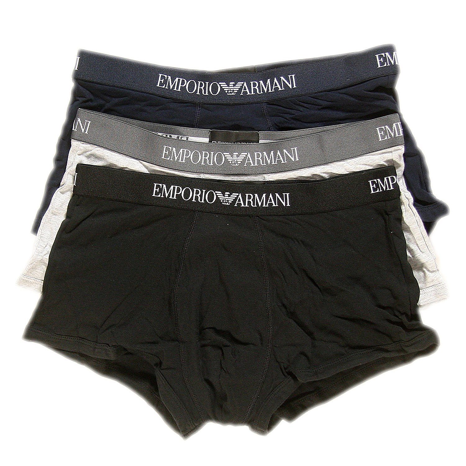 Emporio Armani Trunk »CC722 Pure Cotton« (3 St) Herren Short Boxer Unterhose  Pure Cotton kurzes Bein online kaufen | OTTO