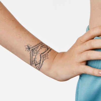 GILDE Schmuck-Tattoo Hand Ornament groß