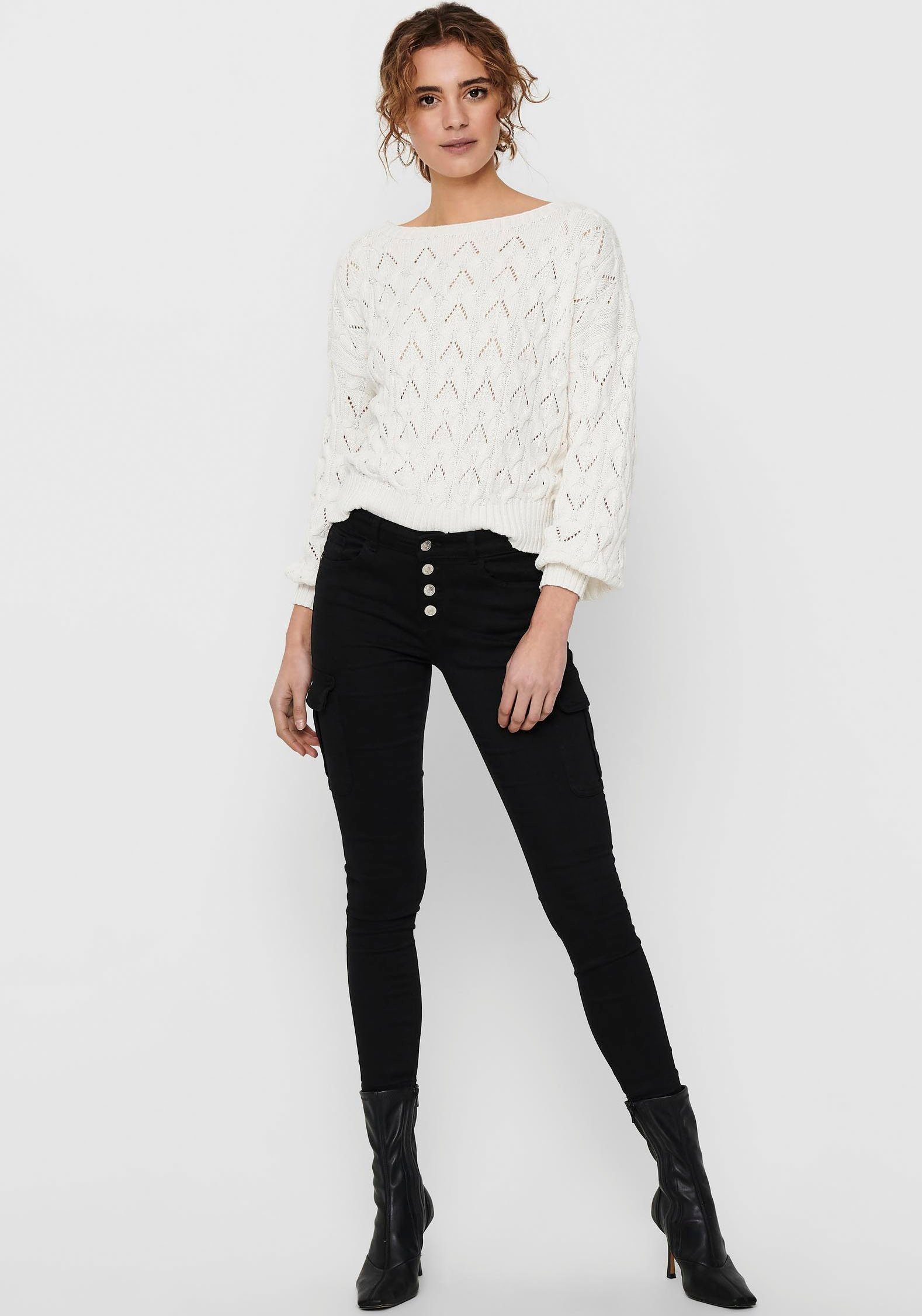 ONLY Strickpullover ONLBRYNN LIFE STRUCTURE L/S PUL KNT