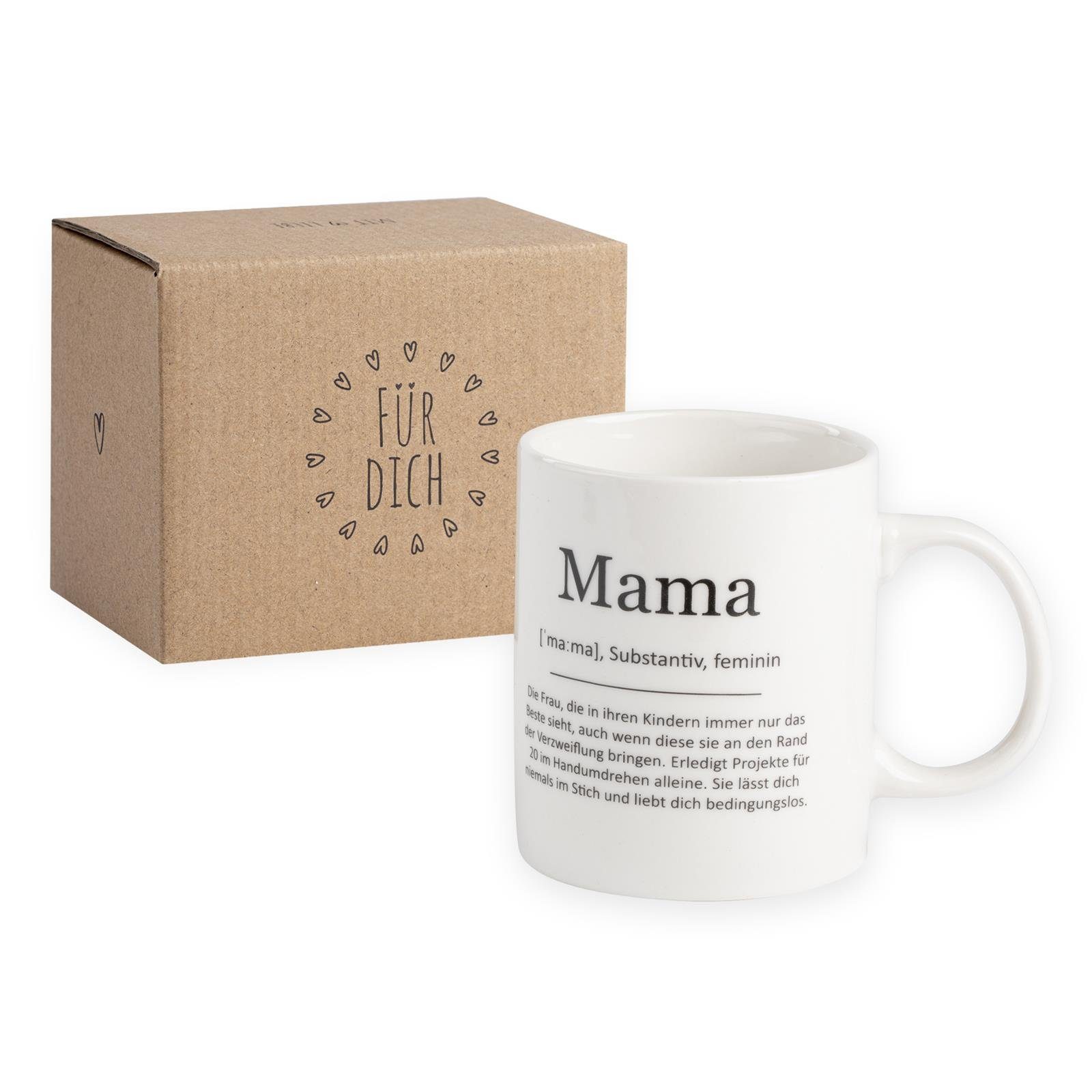 ILP Tasse Kaffeebecher Mama mit Spruch | Tassen
