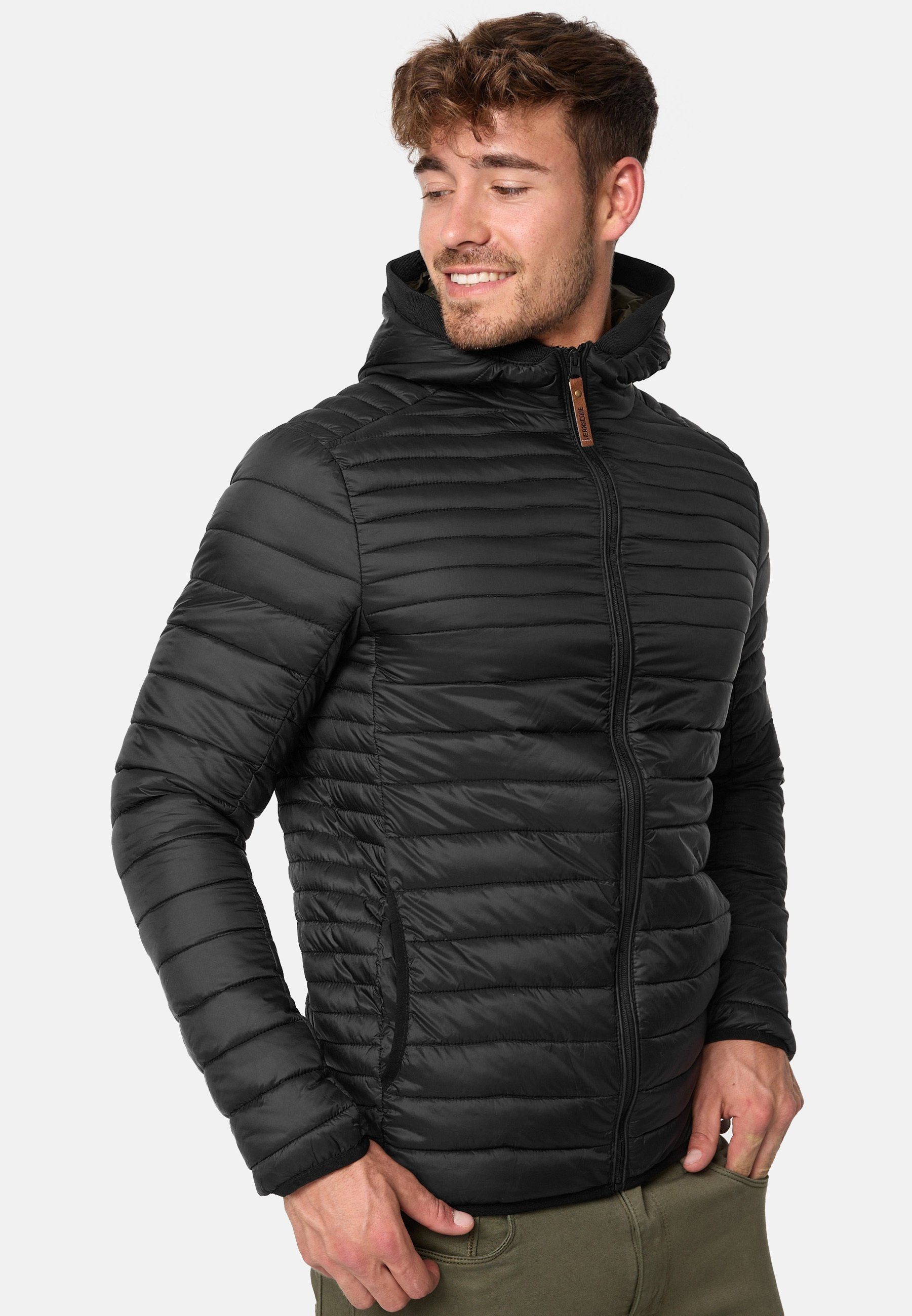 Indicode Steppjacke Herren Bowers Herrenjacke Daunen-Optik