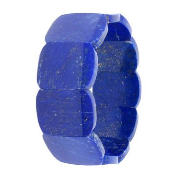 Schmuck Krone Silberarmband Armband aus Lapis-Lazuli, 25mm breit