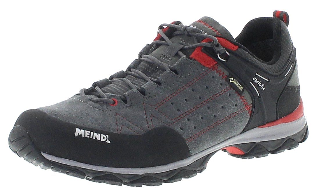 Meindl Meindl Herren Hiking Schuhe Ontario GTX Rot Anthrazit Nordic Walking Schuhe Outdoorschuh