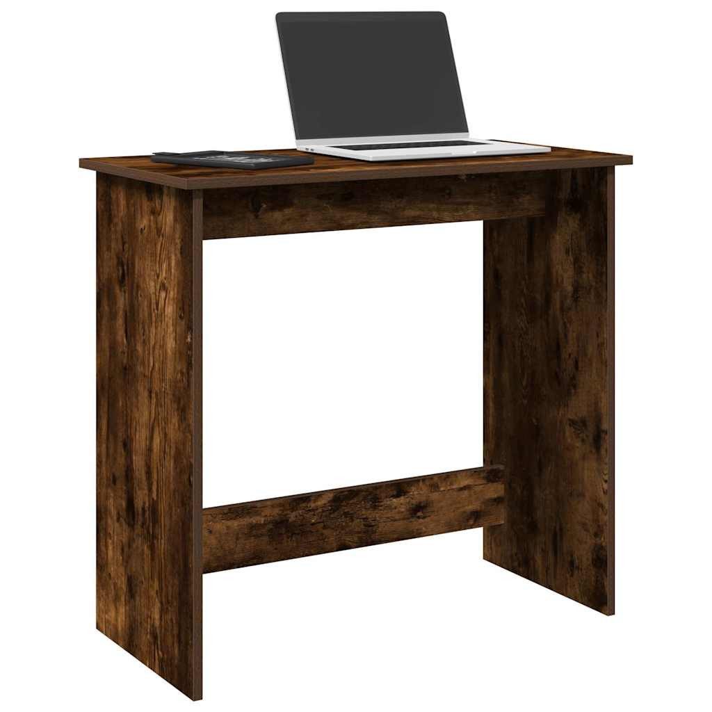 vidaXL Schreibtisch Schreibtisch Räuchereiche 80x40x75 cm Holzwerkstoff