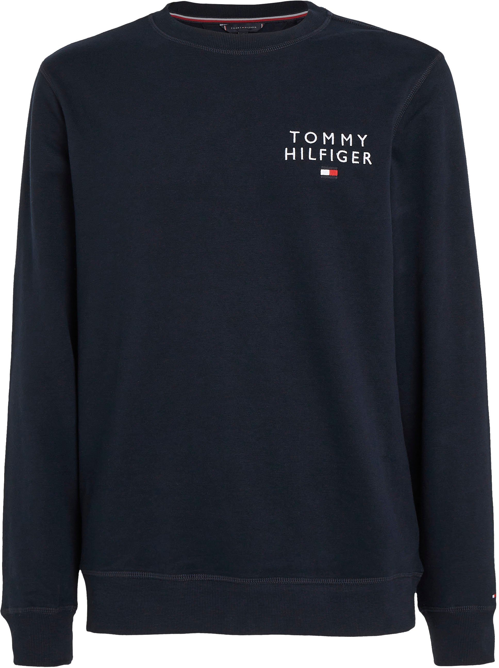 Tommy Hilfiger Markenlabel Sweatshirt Tommy TOP Underwear Hilfiger HWK mit TRACK dunkelblau