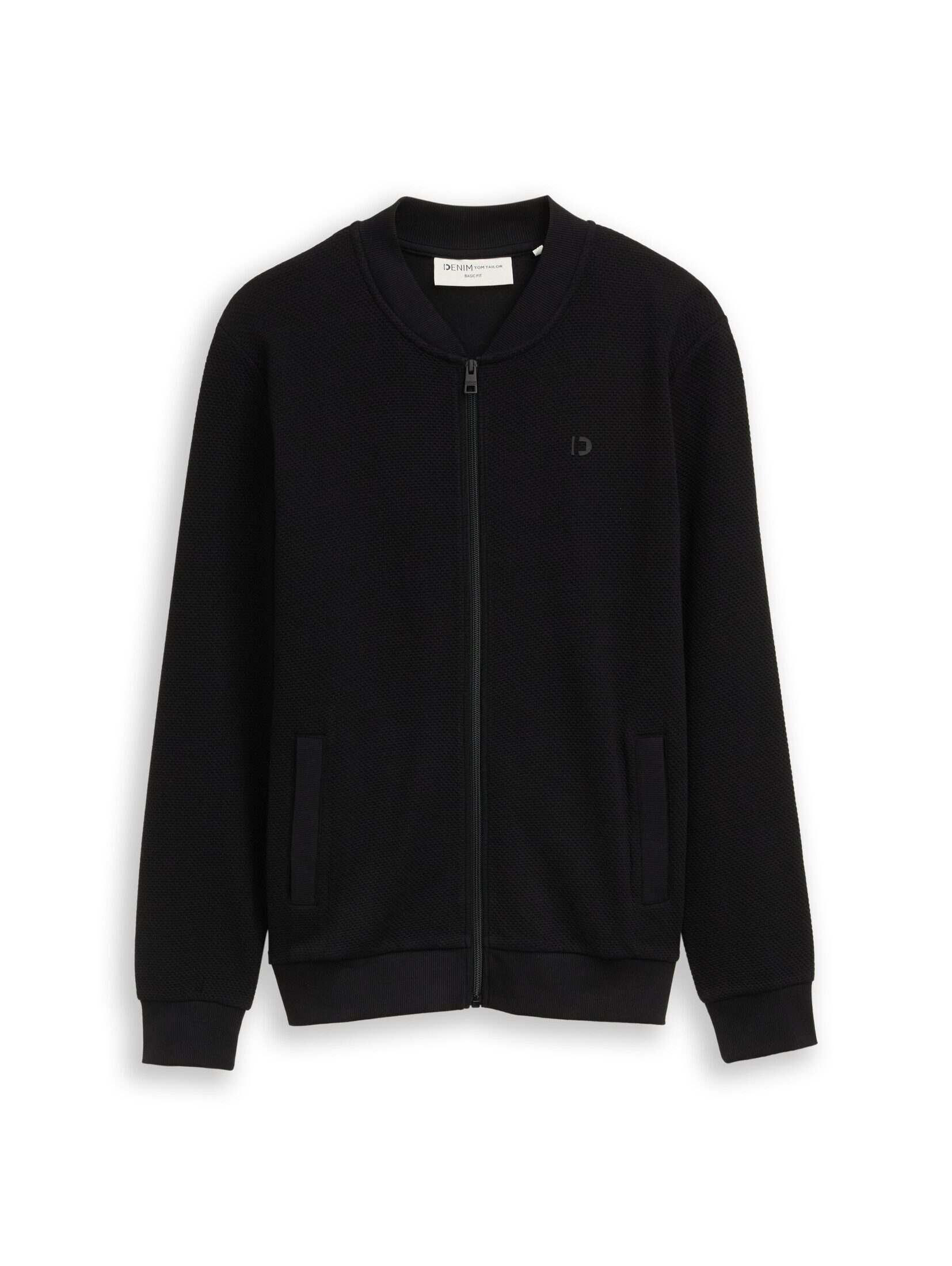 TOM TAILOR Denim Sweatjacke Strick & Sweatshirts Bomberjacke aus Baumwolle