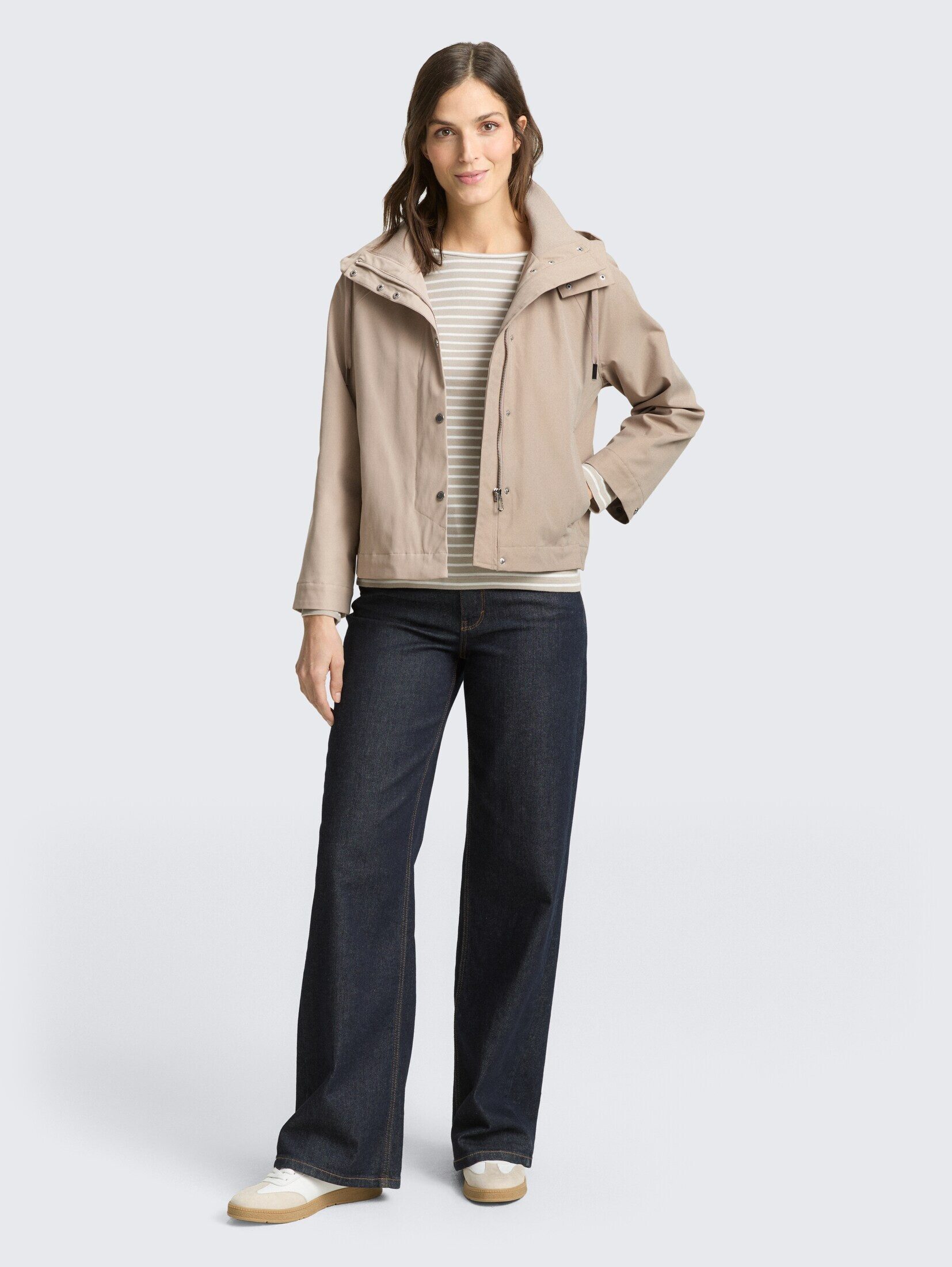 TOM TAILOR Sommerjacke Jacken Ultralight Short Parka aus wasserabweisendem Material