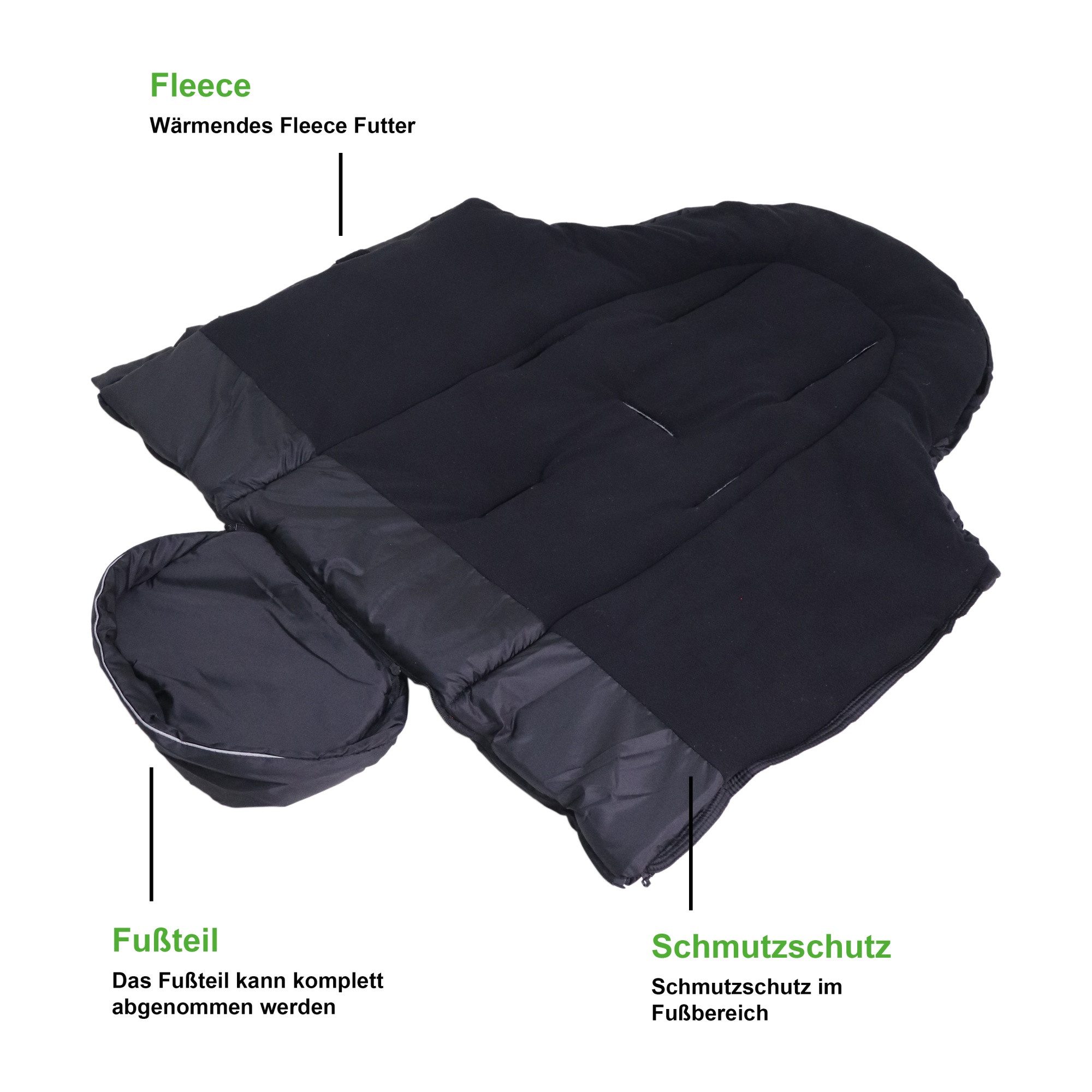 Kaiser Fußsack Iglu Thermo Fleece Kinderwagen Fußsack