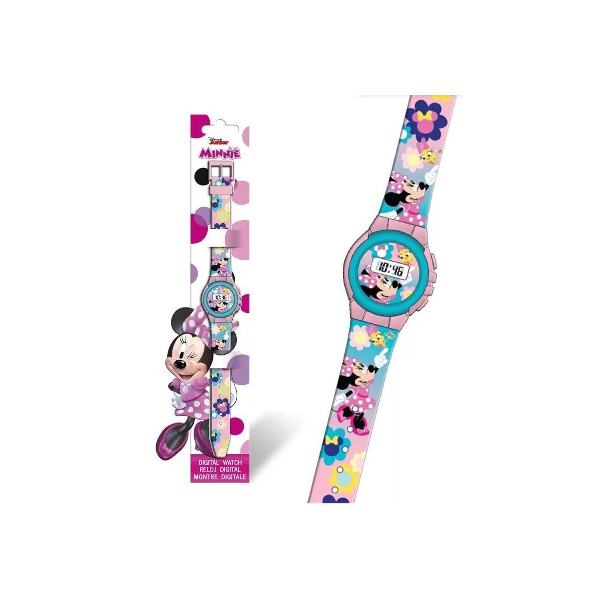 Disney Digitaluhr Disney Minnie Wild Flower digitale Uhr, (1-tlg)