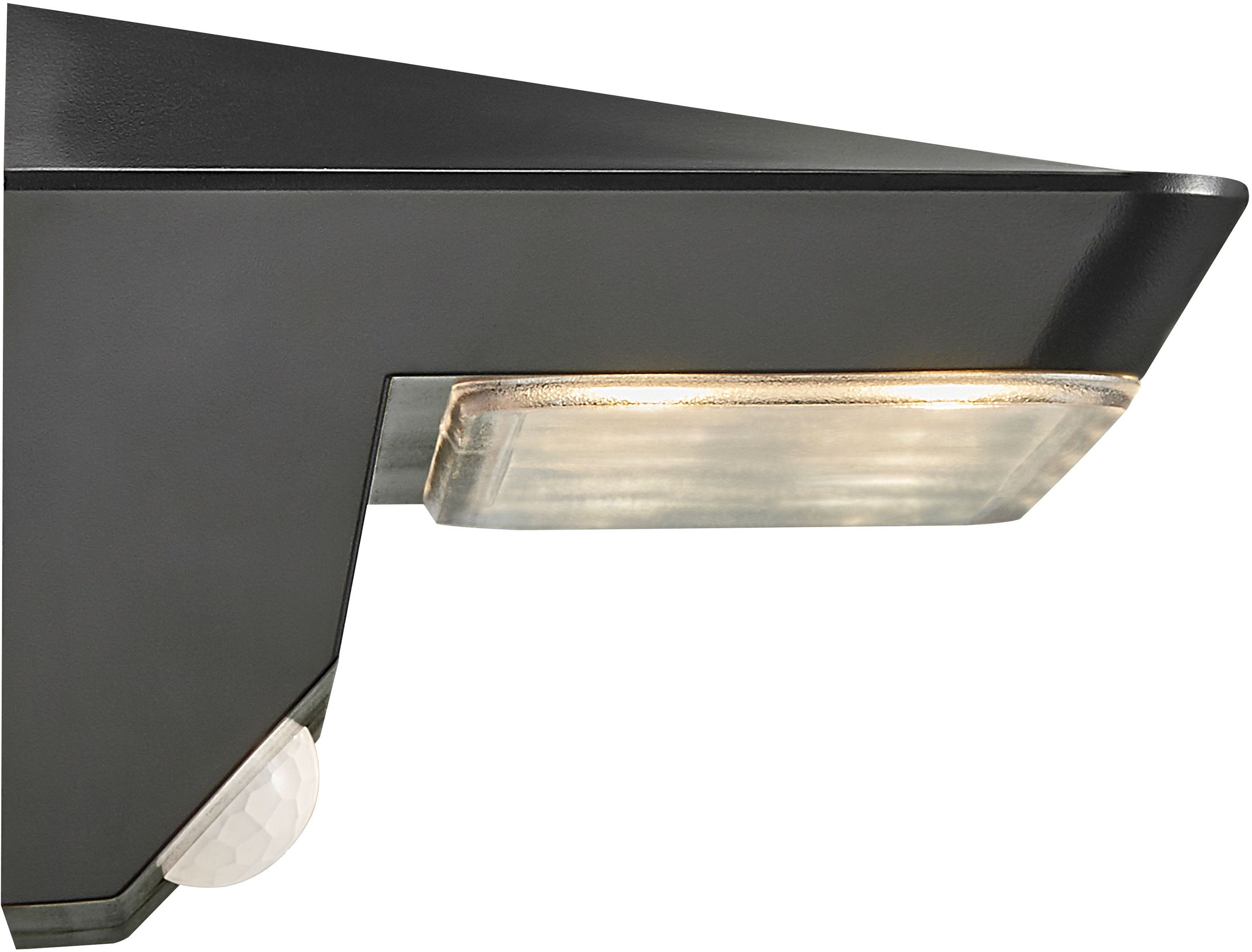 Nordlux LED Außen-Wandleuchte AGENA, LED fest integriert, Solar Modul