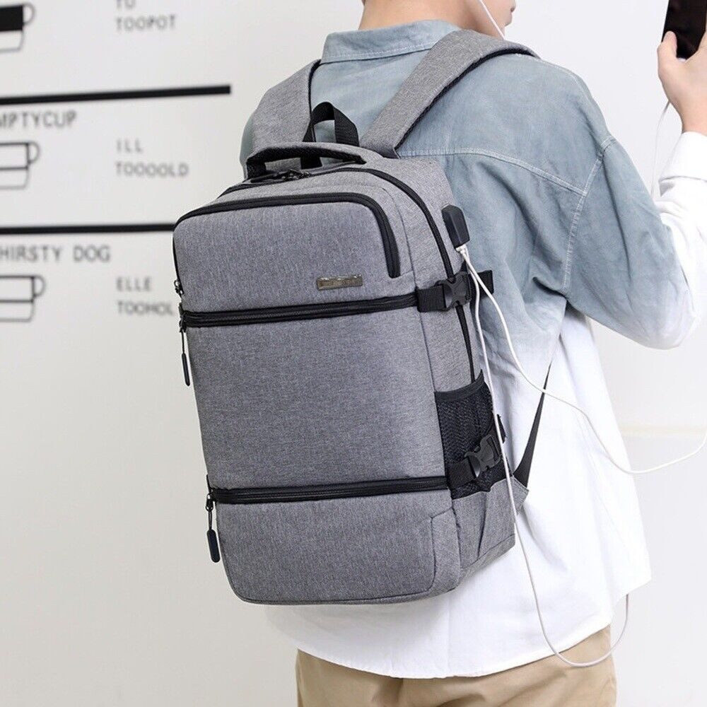 PRESO Tagesrucksack Freizeitrucksack, Daybag, Alltagsrucksack, Für Arbeit, Uni, Sport, Cityrucksack, Mit USB-Schnittstelle, Hochwertige Verarbeitung