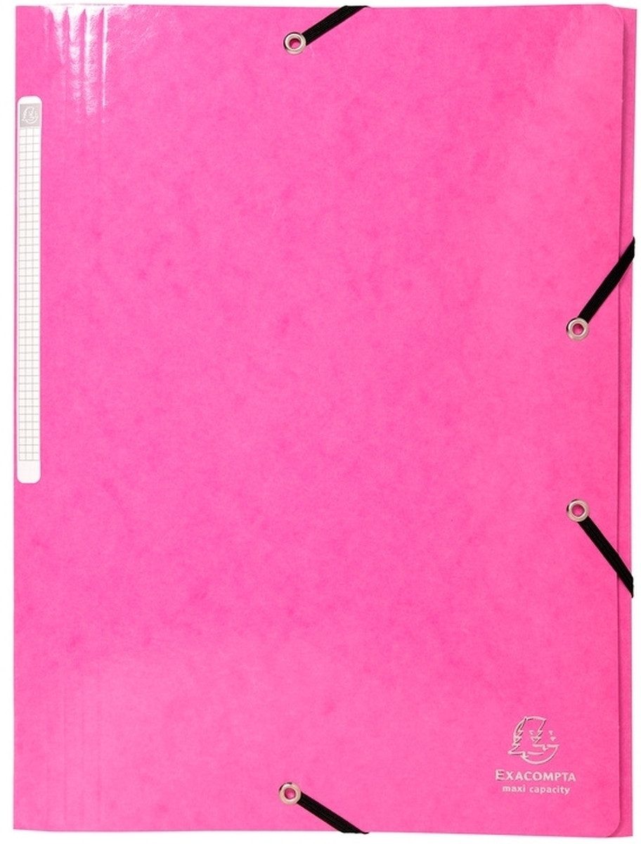 Fächermappe Eckspanner Iderama A4 425g/qm rosa