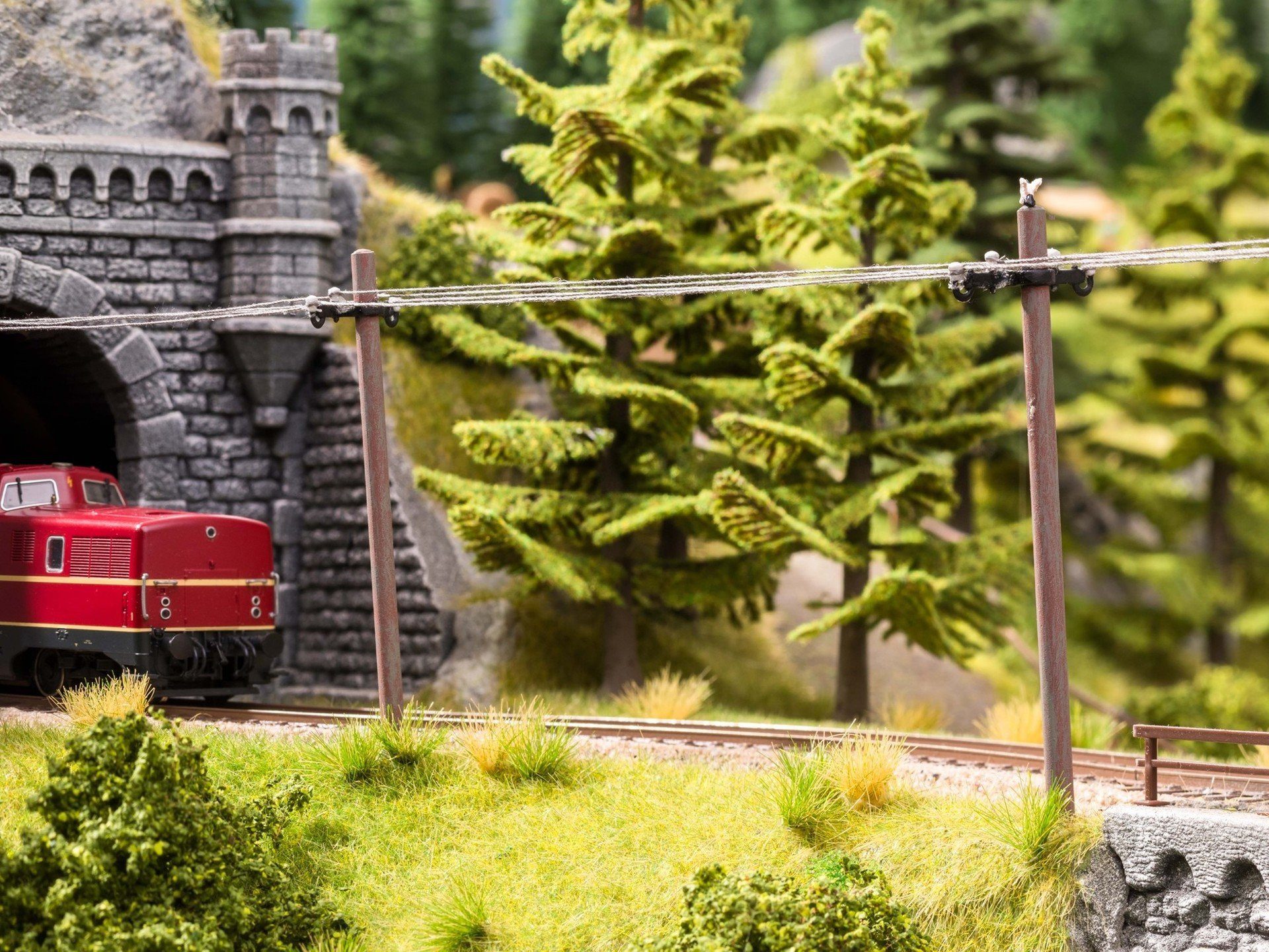 Modelleisenbahn-Straße Telegrafenmasten, Zubehör für Modelleisenbahn mit