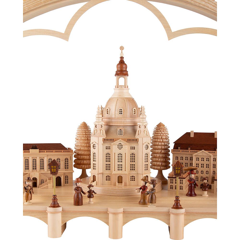 Müller Kleinkunst GmbH Seiffen Schwibbogen Schwibbogen Alt Dresden (230 Volt - 103cm) von Müller Kleinkunst