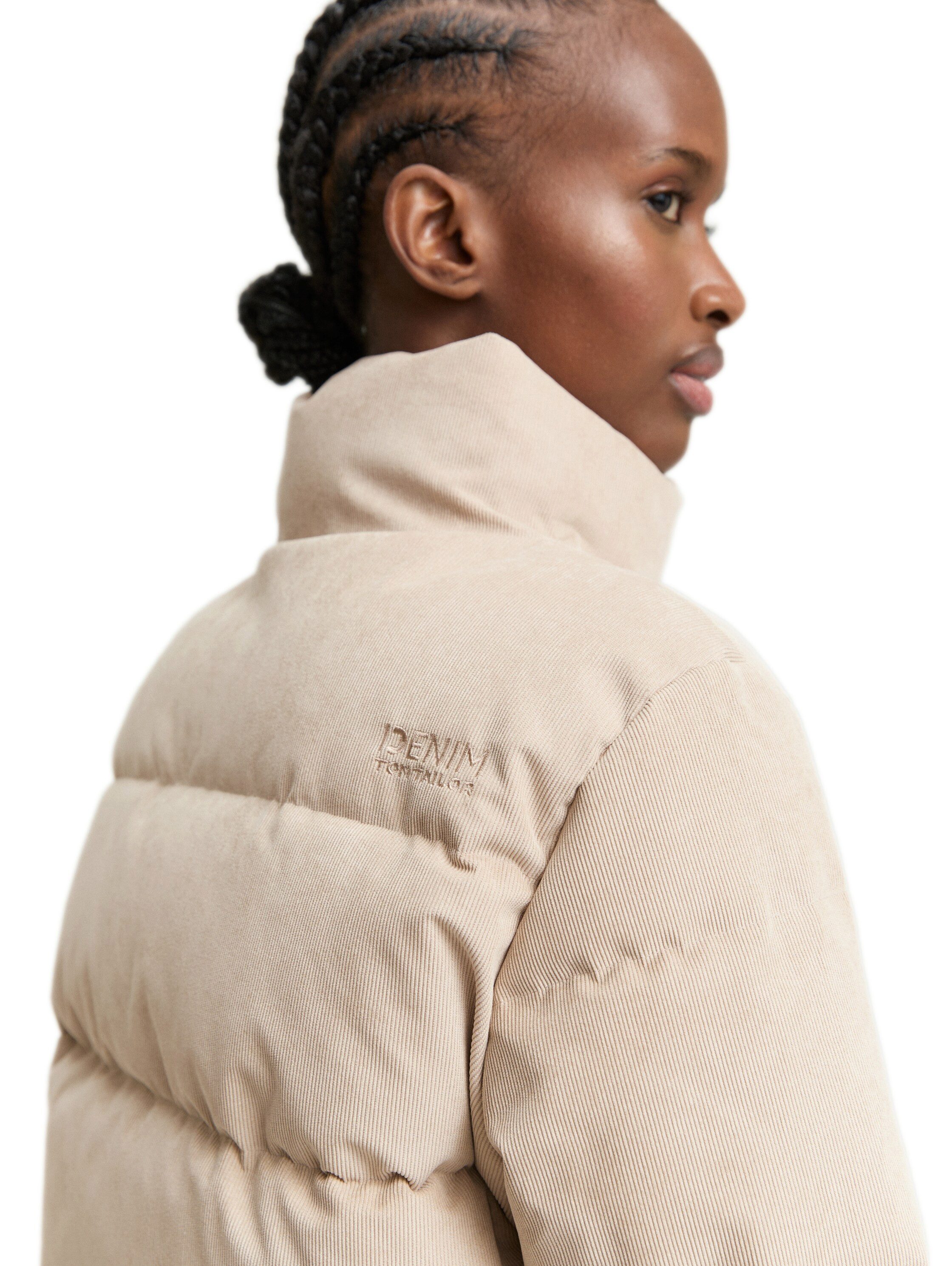 TOM TAILOR Denim Steppjacke mit Stehkragen