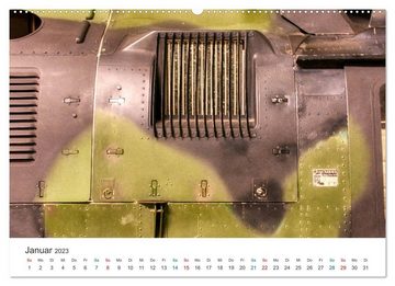 CALVENDO Wandkalender Flugzeugdetails - Faszinierende Einblicke in die Flugzeugtechnik (Premium, hochwertiger DIN A2 Wandkalender 2023, Kunstdruck in Hochglanz)