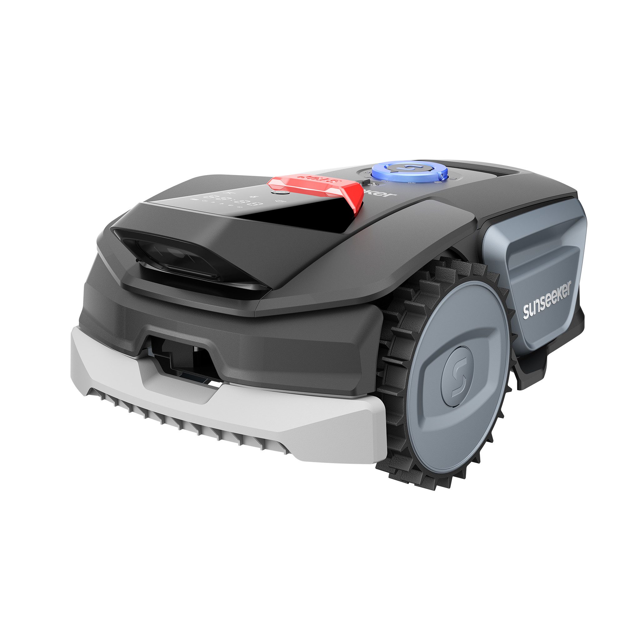 Sunseeker Rasenmähroboter V1, bis 300 m² Rasenfläche, (Packung), EIN-Klick-Mähen, Vision AI, 27% Steigung, 55 dB, App-Steuerung