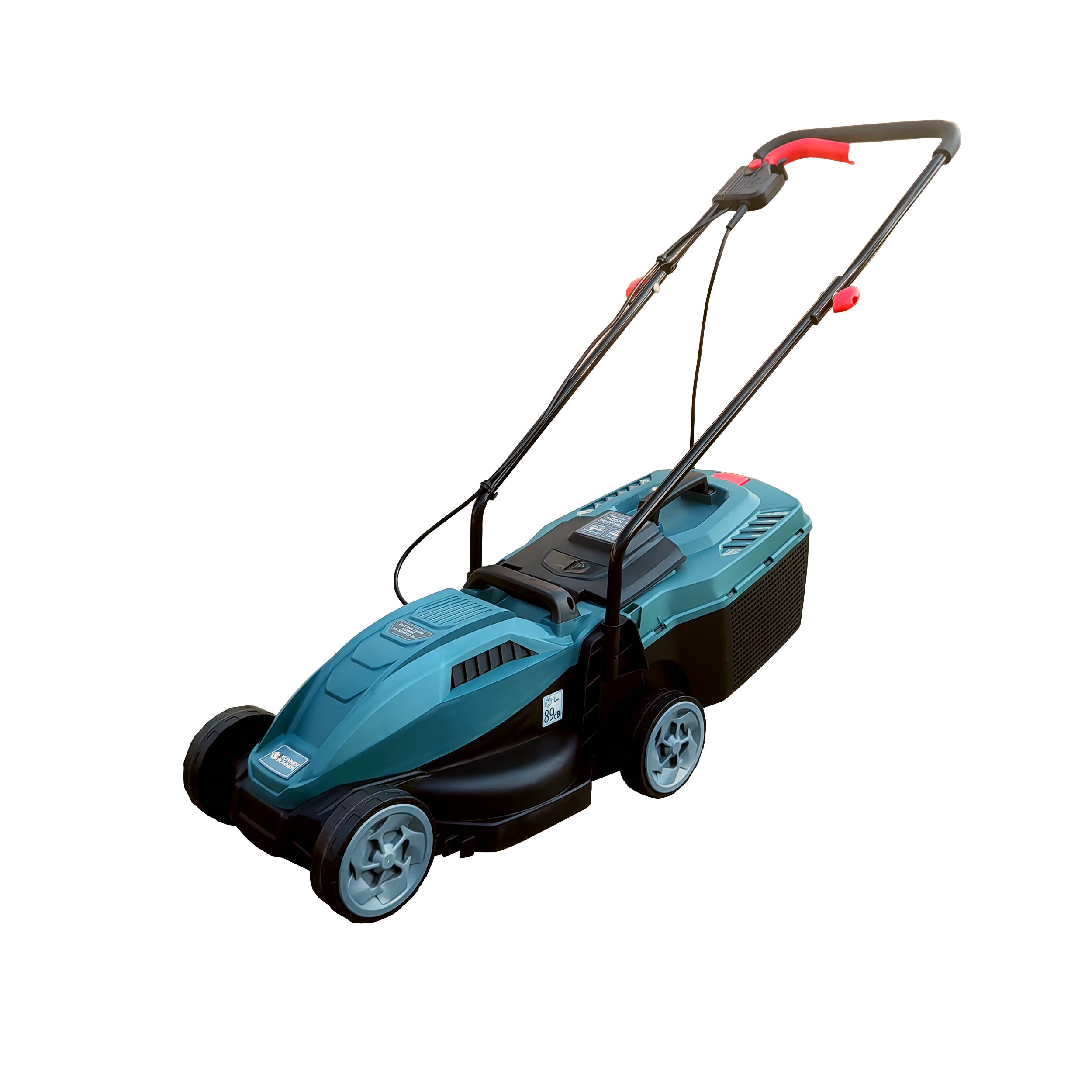 Könner & Söhnen Elektrorasenmäher KS 32LM12-BL, Langlebiger 1200W Induktionsmotor 32 cm Schnittbreite & weicher Griff