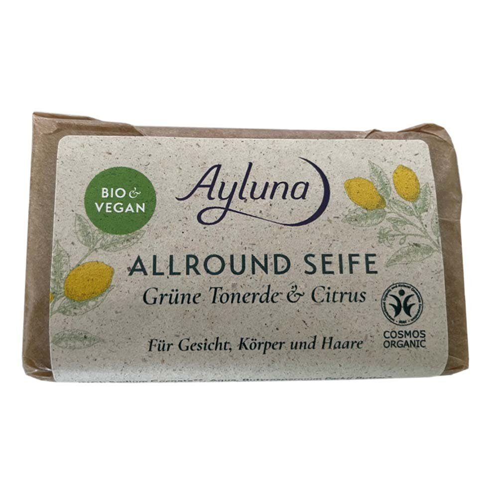 Ayluna Handseife Allround Seife - Grüne Tonerde & Citrus 100g