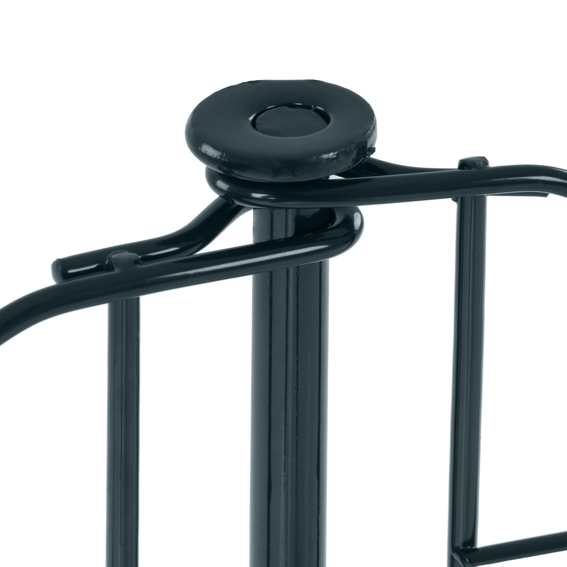 ESTEXO Gartenzaun Teichzaun Unterbogen 11tlg Set Zaun 5 Elemente Gitterzaun Anthrazit – Bild 4 von 5