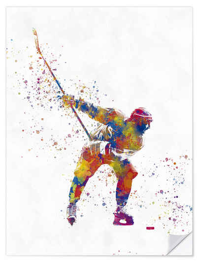 Posterlounge Wandfolie nobelart, Ice Hockey Spieler VII, Illustration