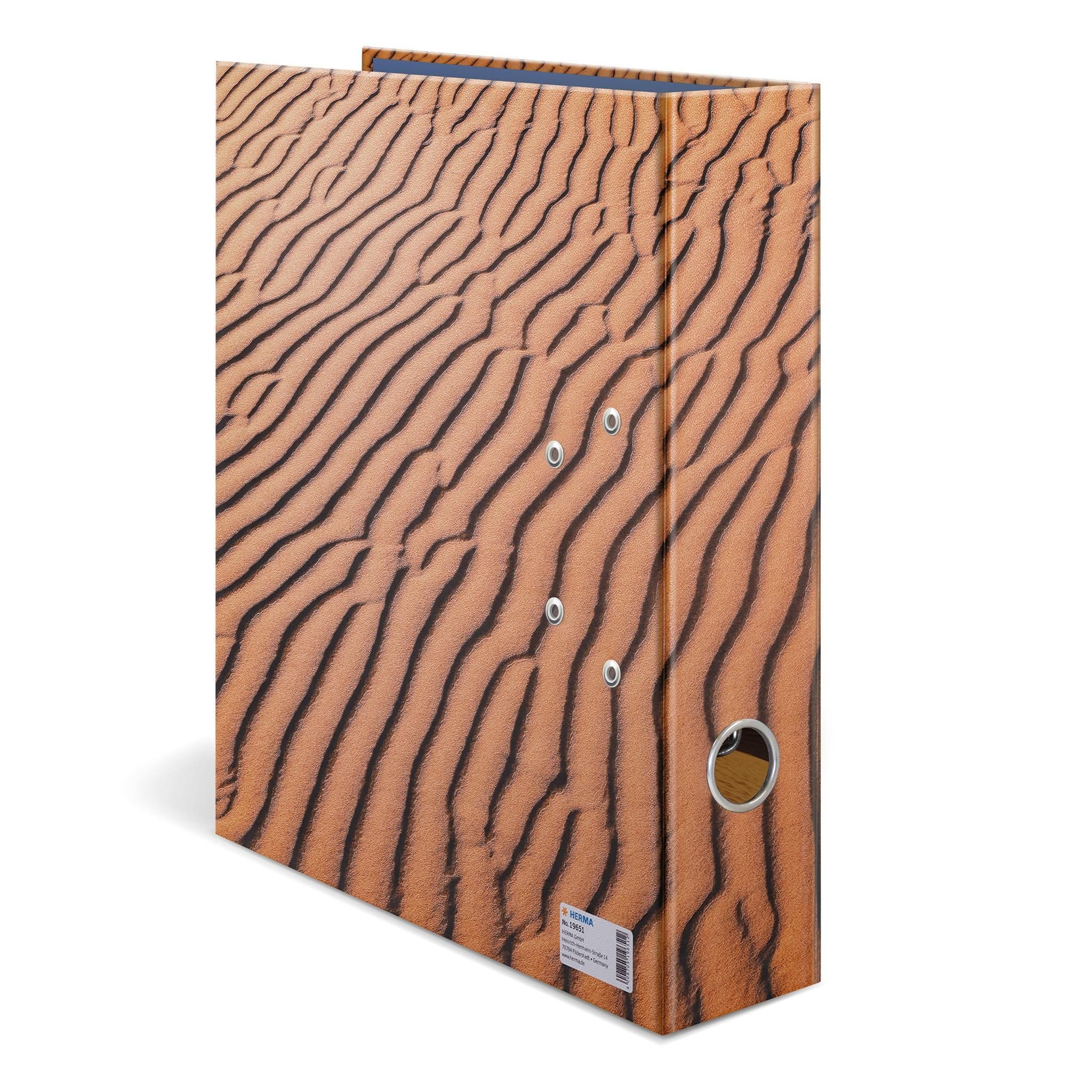 HERMA Aktenordner Herma Motiv-Ordner Karton A4, 7 cm Rückenbreite Sand