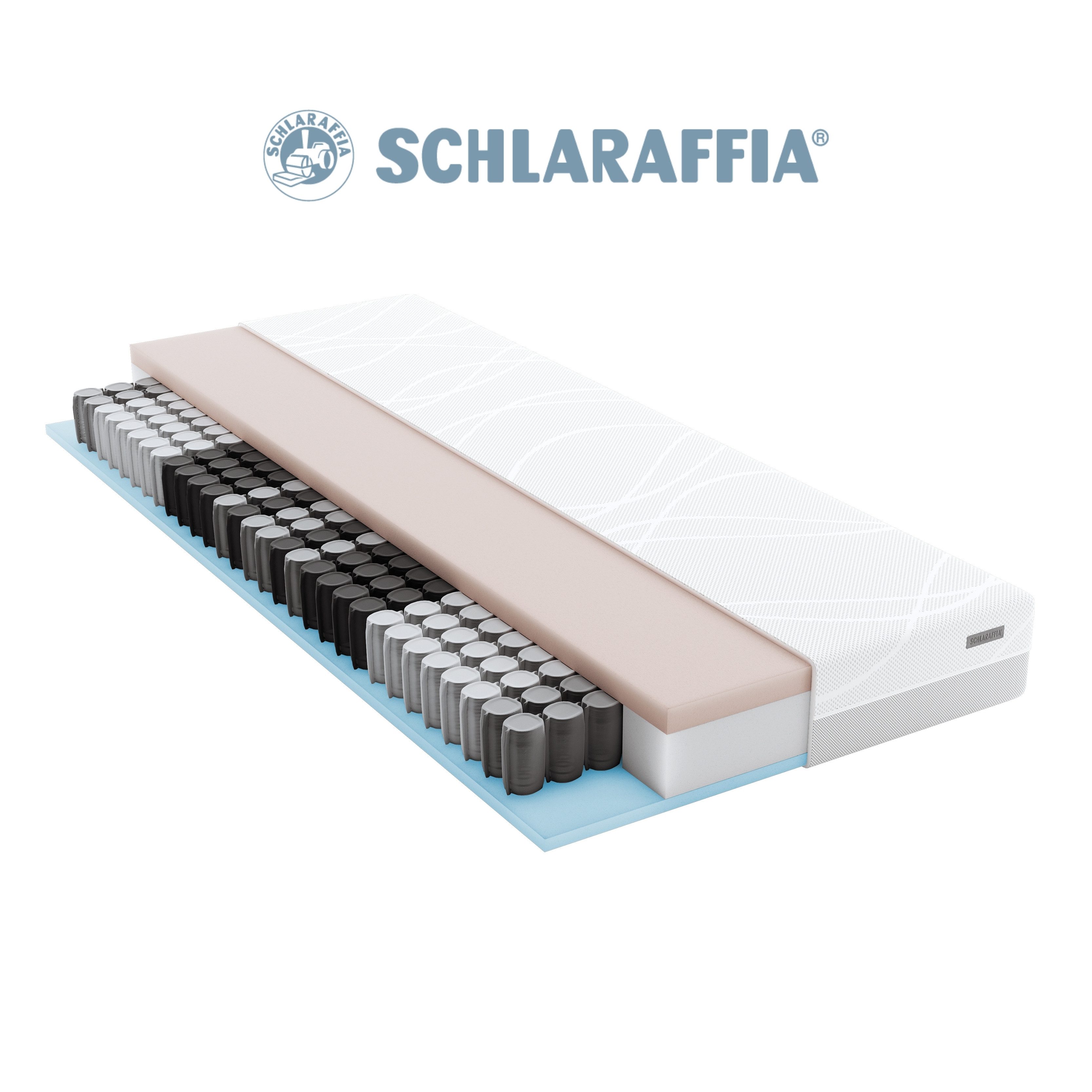 Taschenfederkernmatratze myNap,Premium Matratze,Testsieger Stiftung Warentest 10/2023, Note 1,6, Schlaraffia, 19 cm hoch, Härtegrad 3, in …