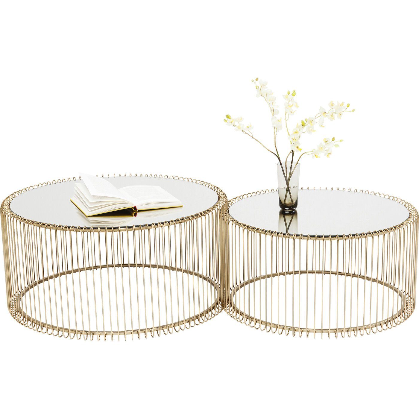 Kare Design Couchtisch Wire (2er Set), günstig online kaufen