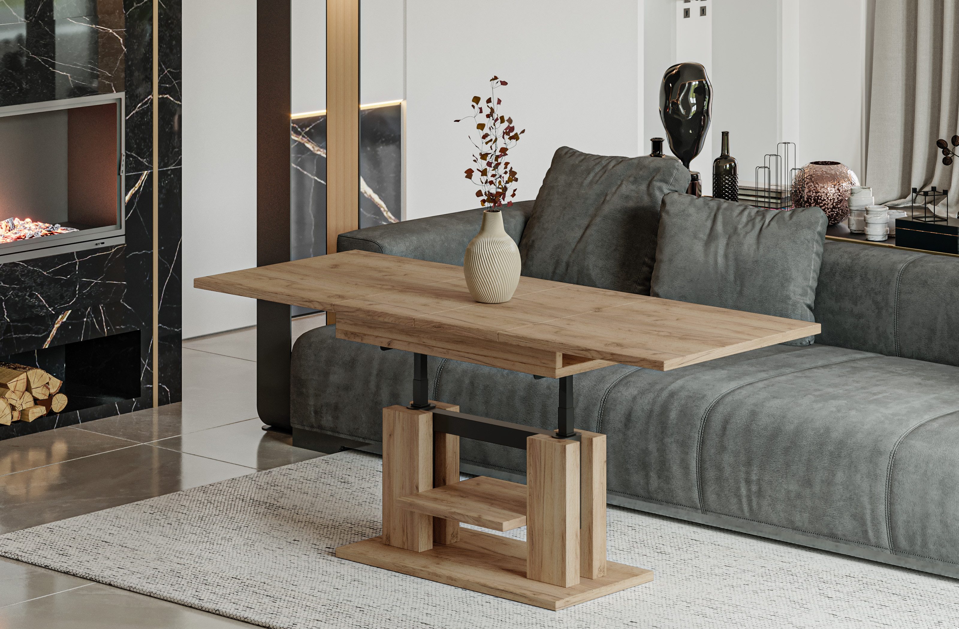 Endo-Moebel Couchtisch Endo Couchtisch Iso 110 günstig online kaufen
