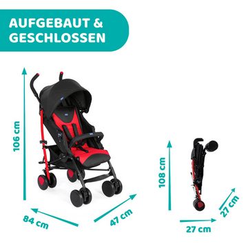 Chicco Kinder-Buggy Echo, Scarlet, mit Frontbügel;