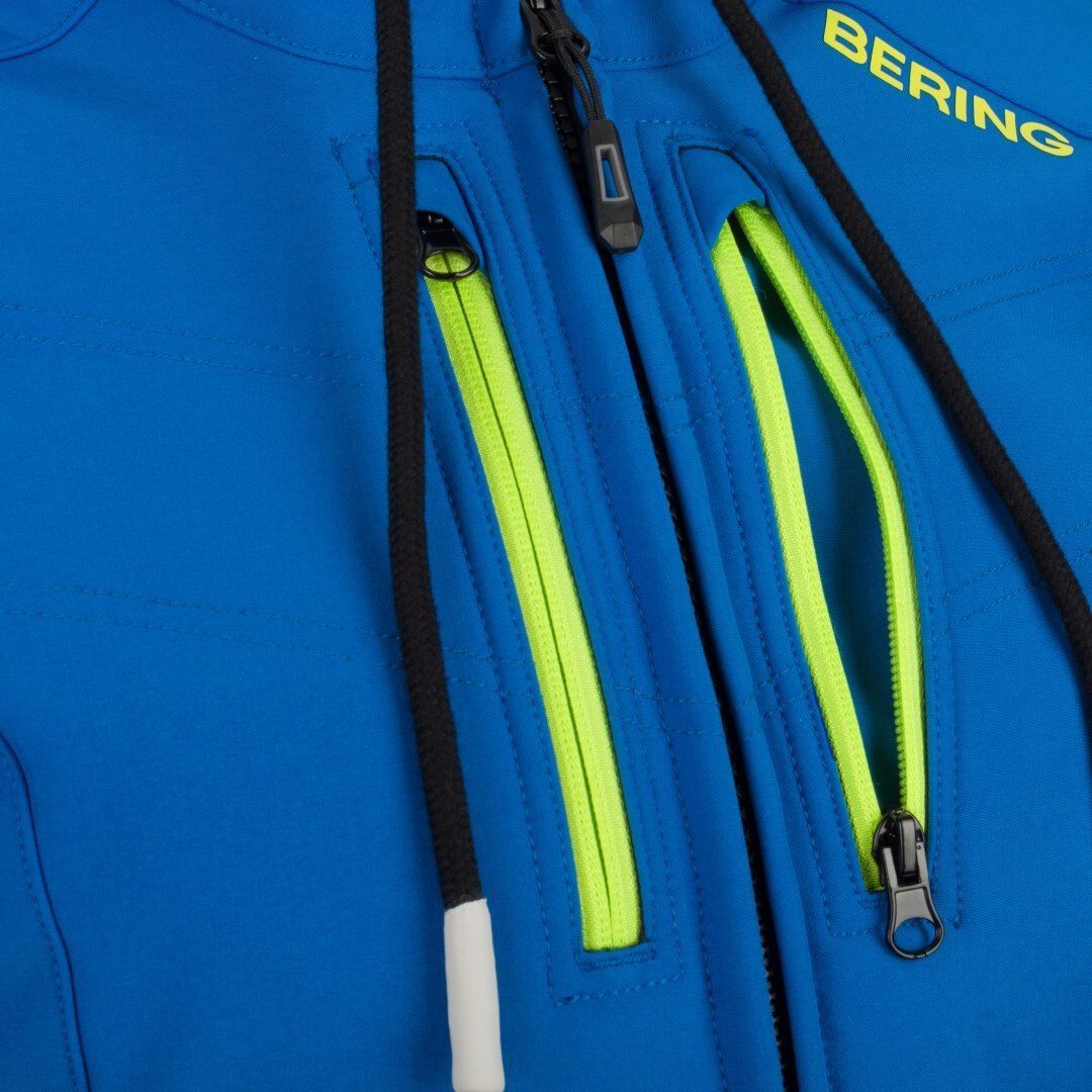 Bering Motorradjacke Rotor Softshell wasserdichte Damen Motorrad Textiljacke herausnehmbares Innenfutter,wasserdicht